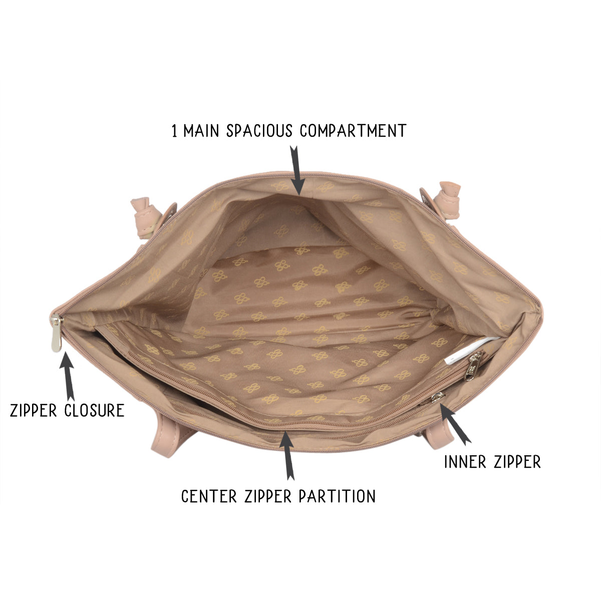 Dimise Pink Large Tote Bags