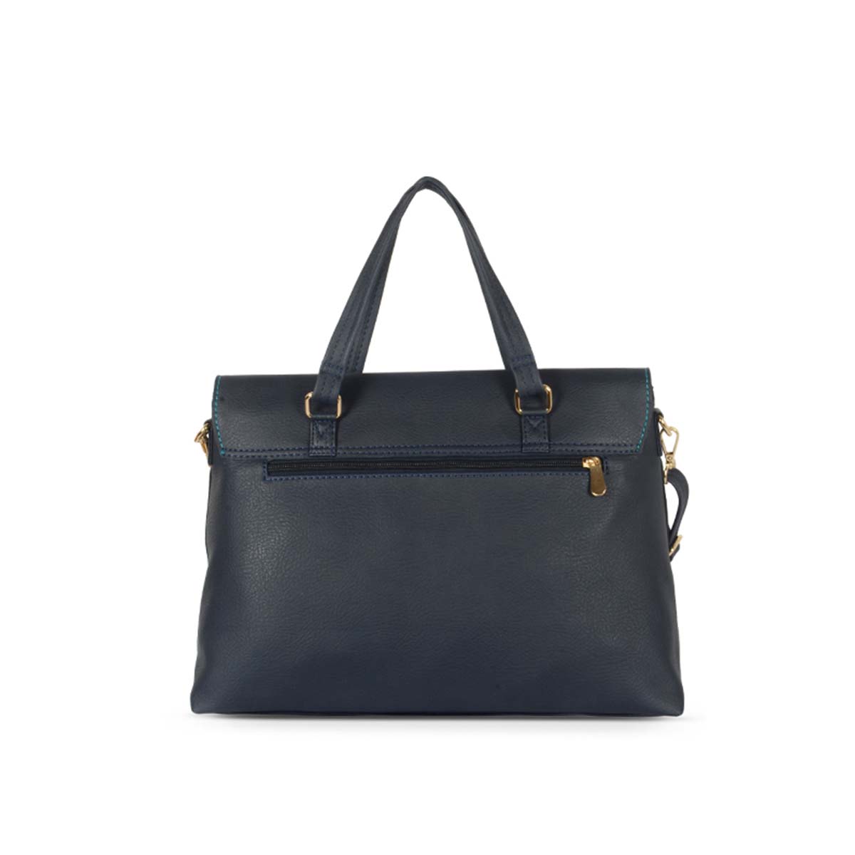 Dim Blue Large Satchel Bag