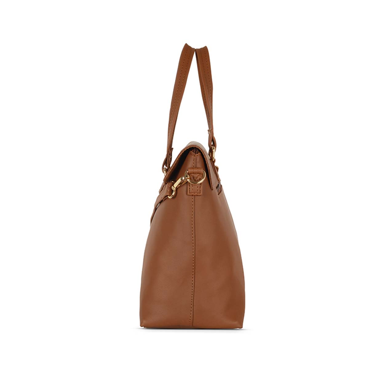Dim M Tan Large Satchel Bags