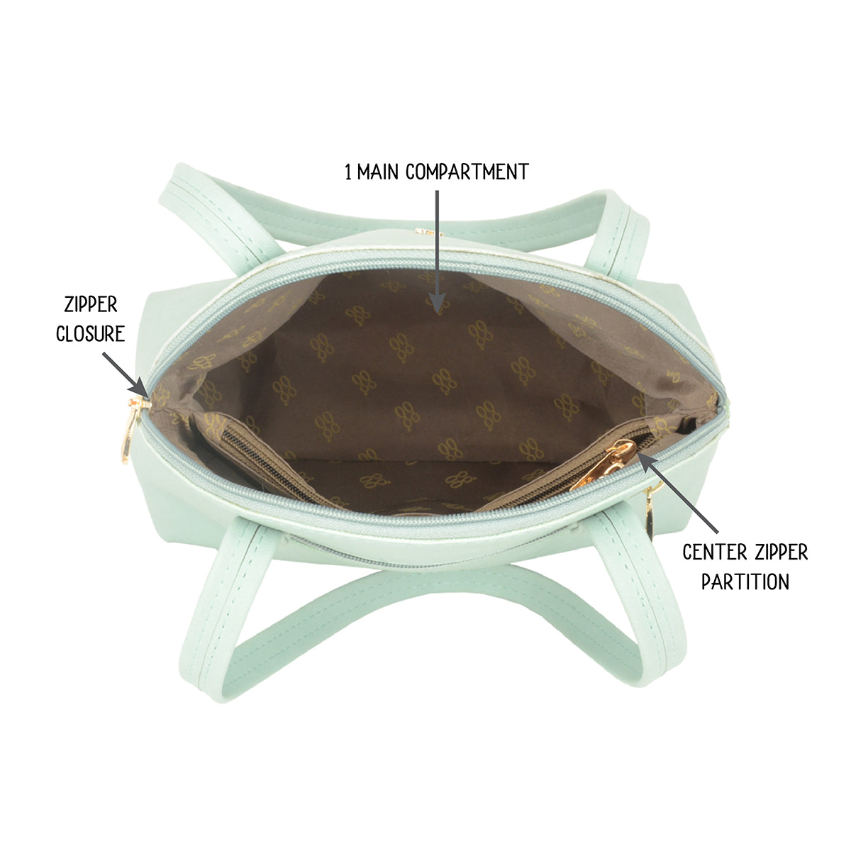 Dinise Blue Medium Bowling Bags