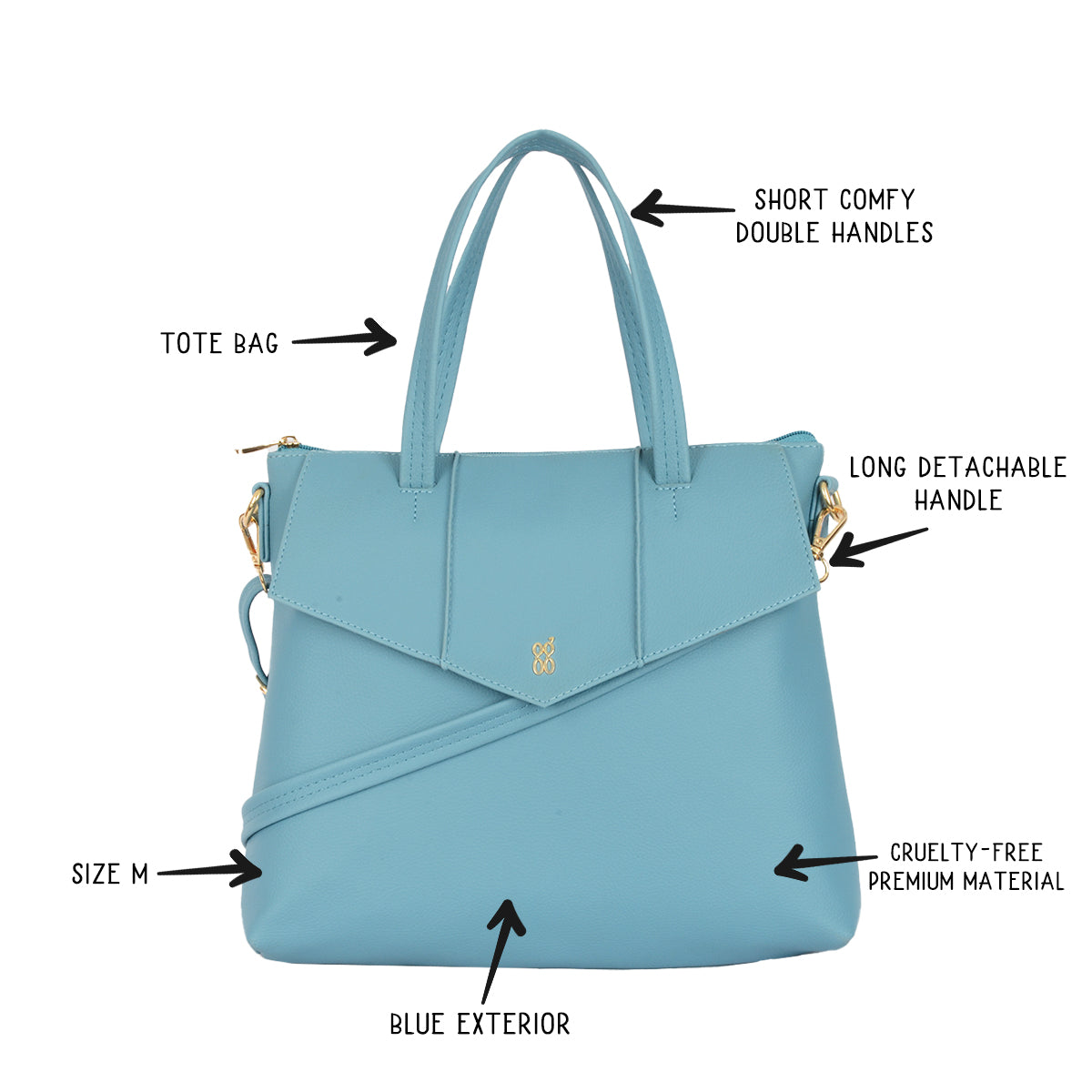 Dory Blue Medium Tote Bag