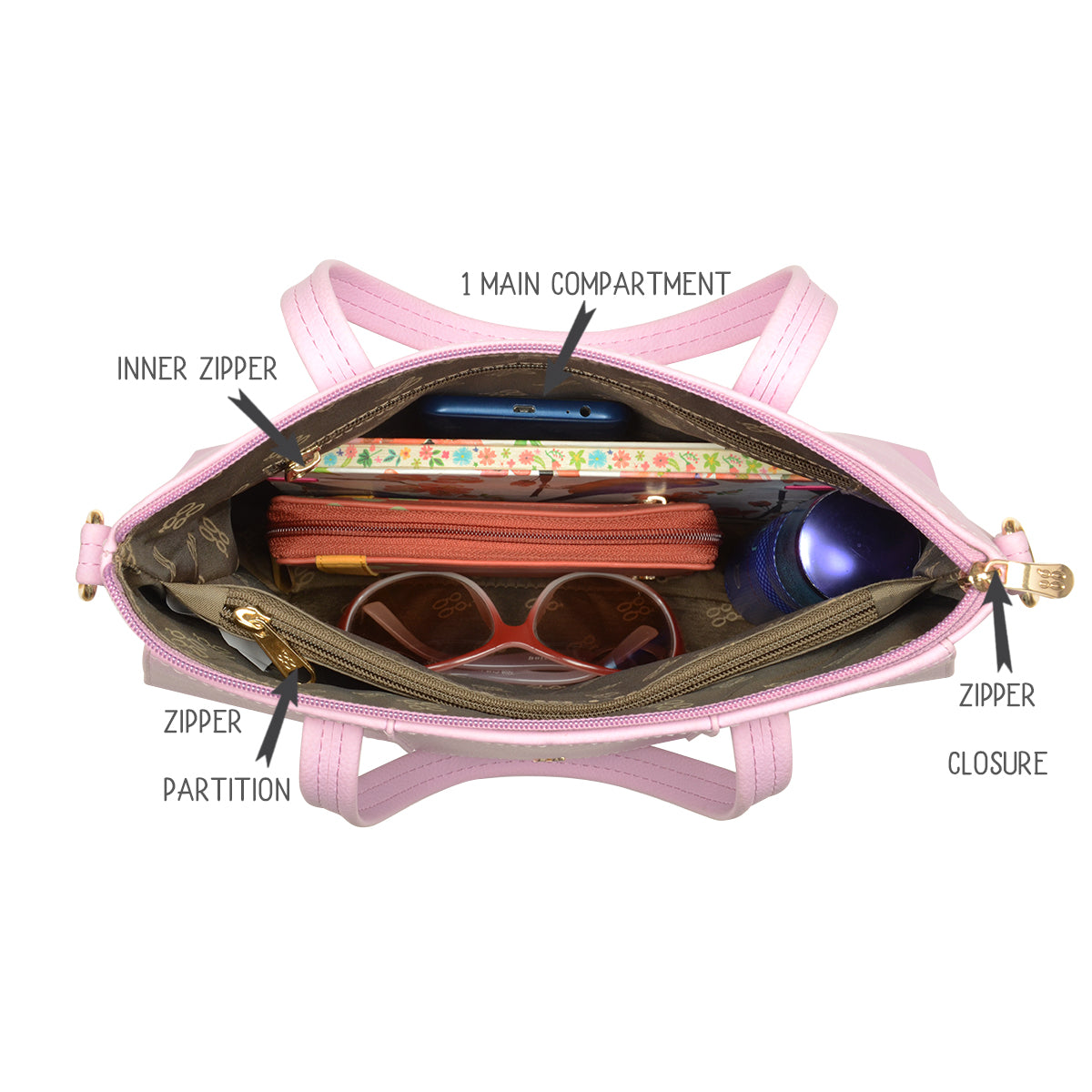 Dory Pink Medium Tote Bag