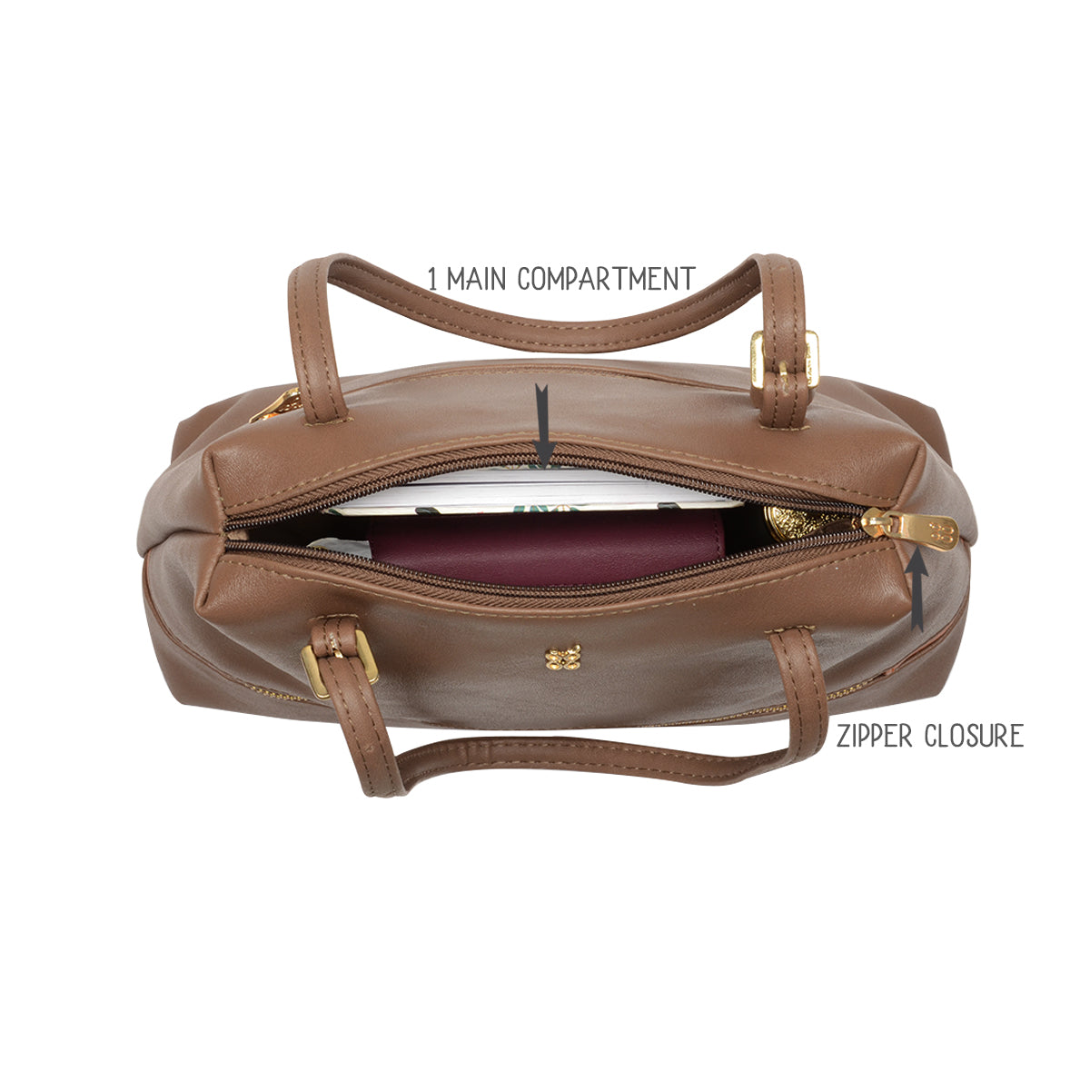 Dous Yellow Small Tote Bags