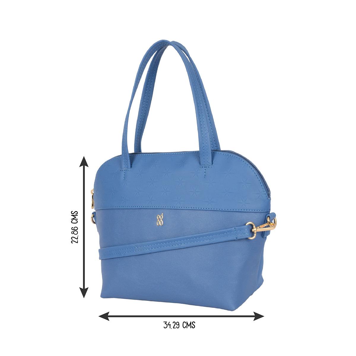 Graves Blue Medium Shoulder Bag