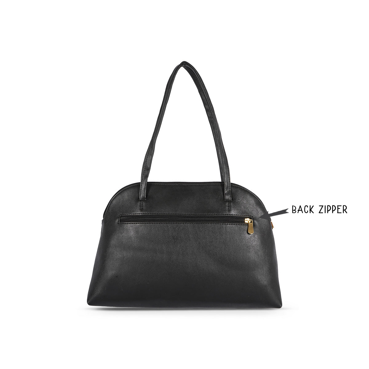 Inspect Black Medium Shoulder Bag