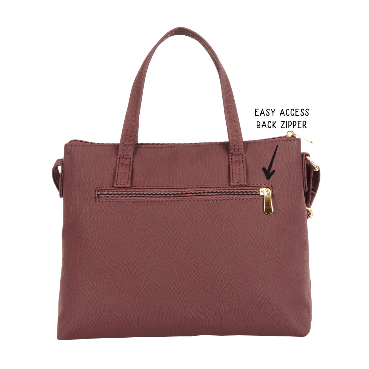 Jenett Red Medium Satchel Bags