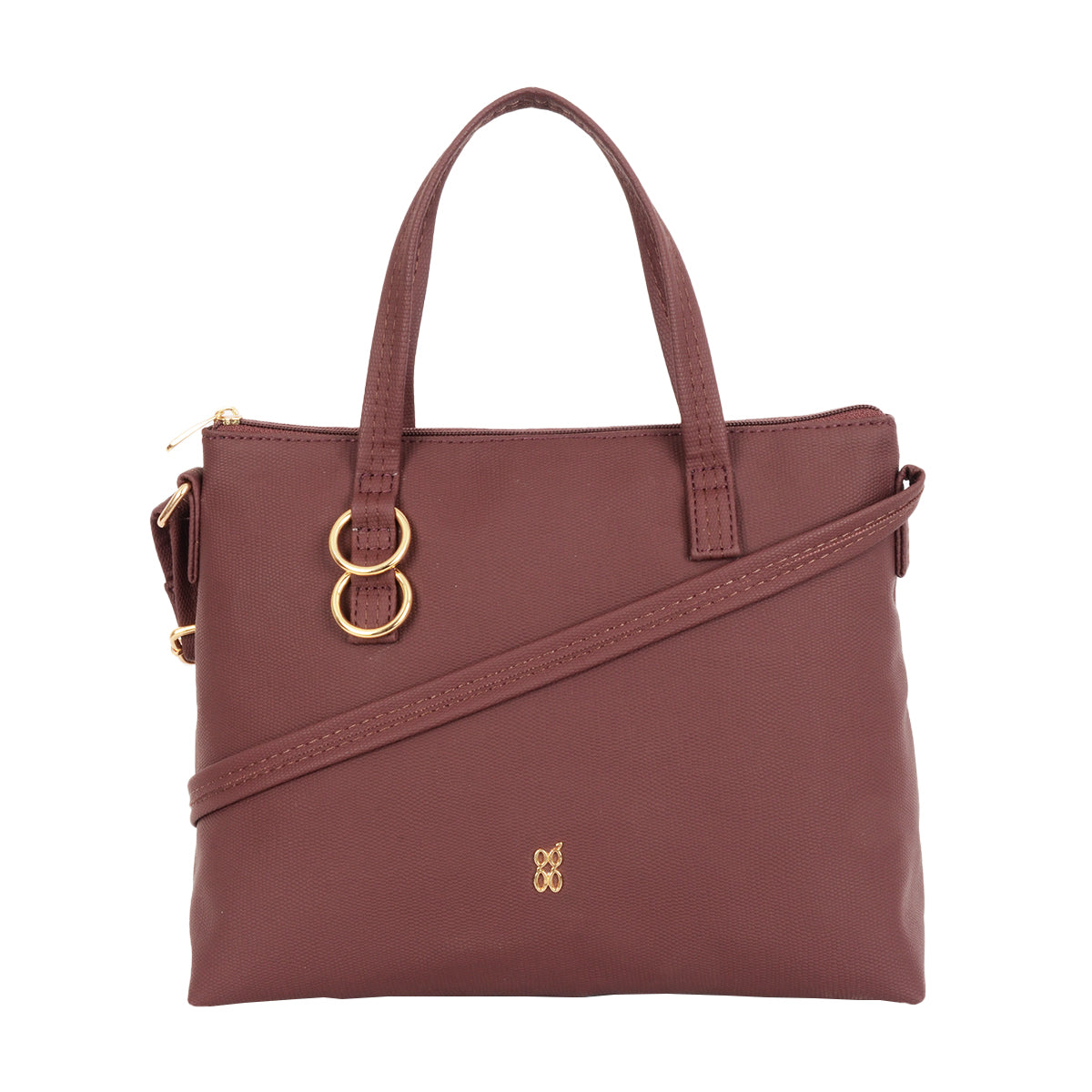 Jenett Red Medium Satchel Bags