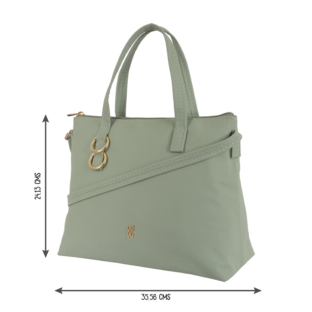 Jenett Green Medium Satchel Bags