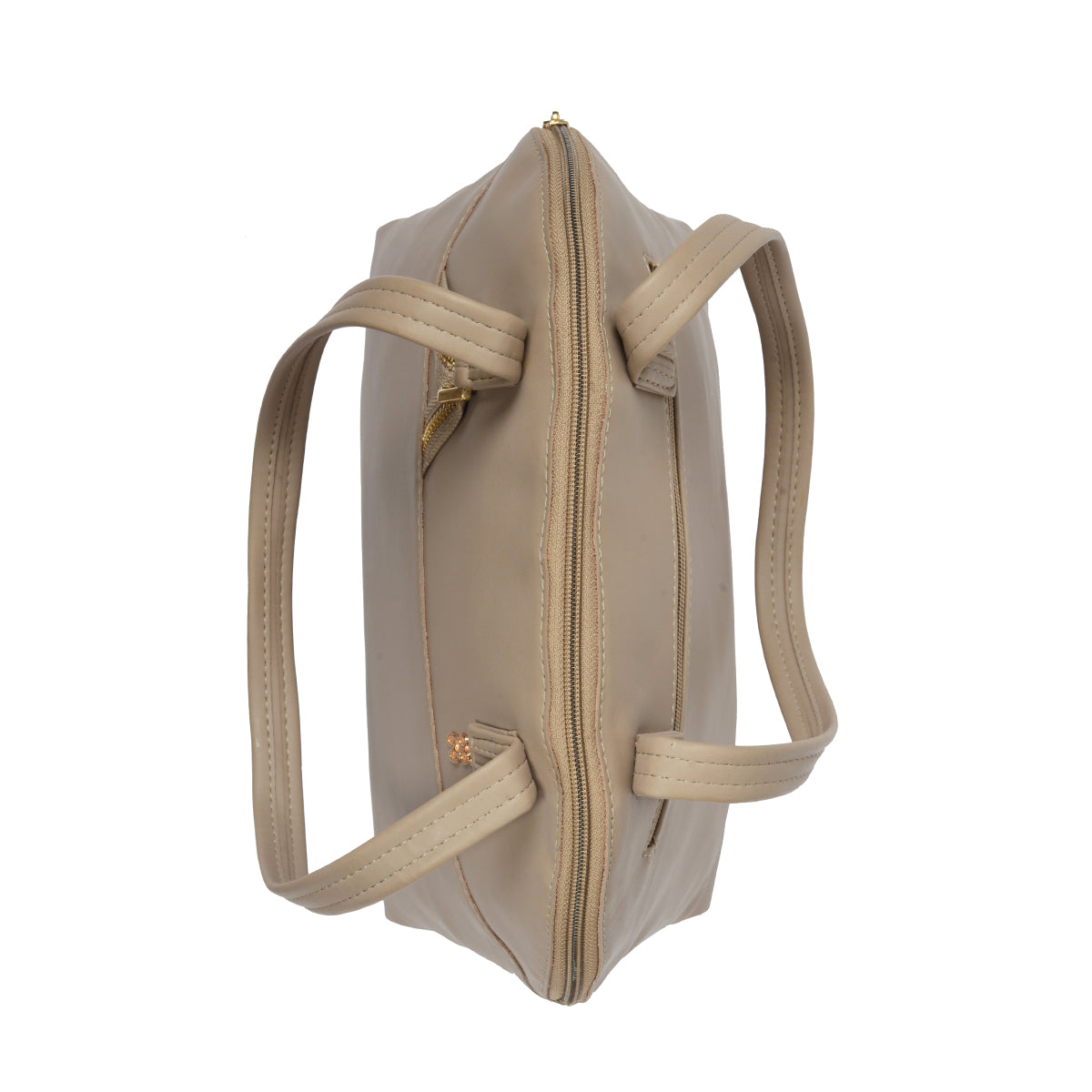 Jointy Beige Medium Bowling Bag