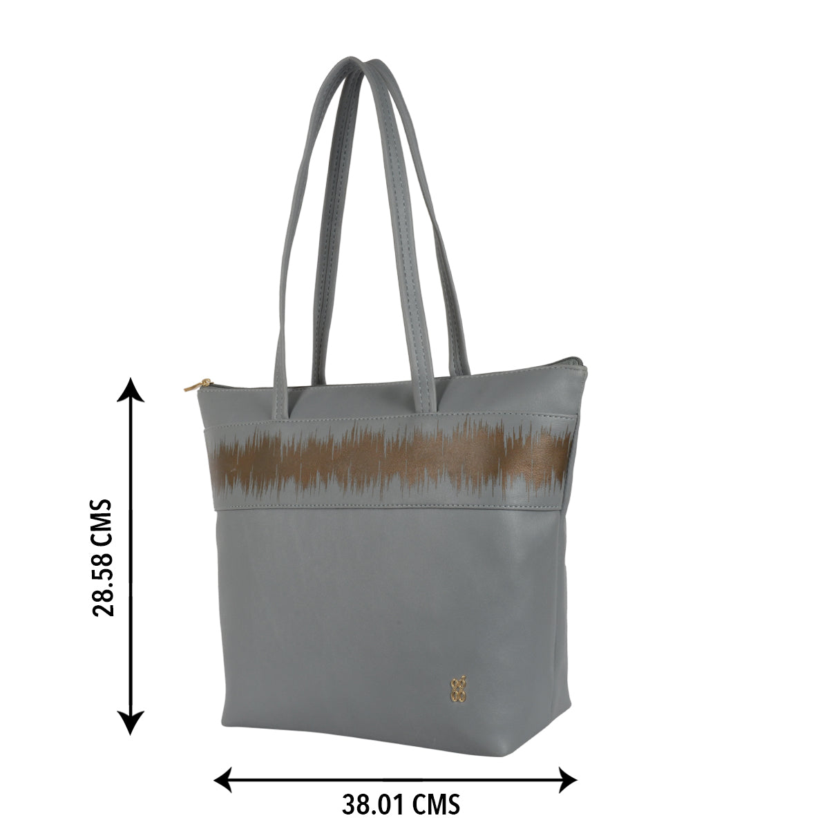 Knife Blue Large Tote Bag