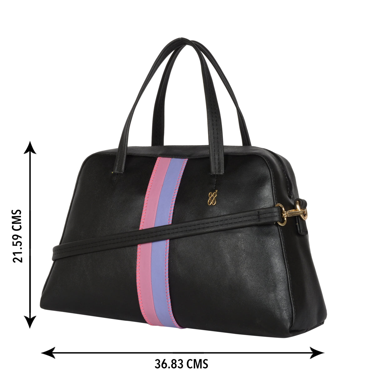 Lair Black Medium Shoulder Bag