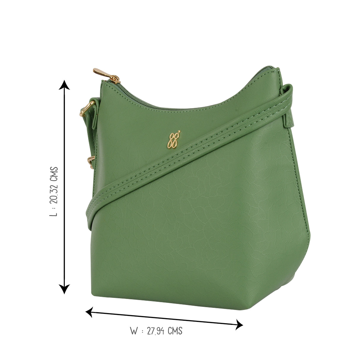 Lilith 3T5 Green Small Hobo Bags