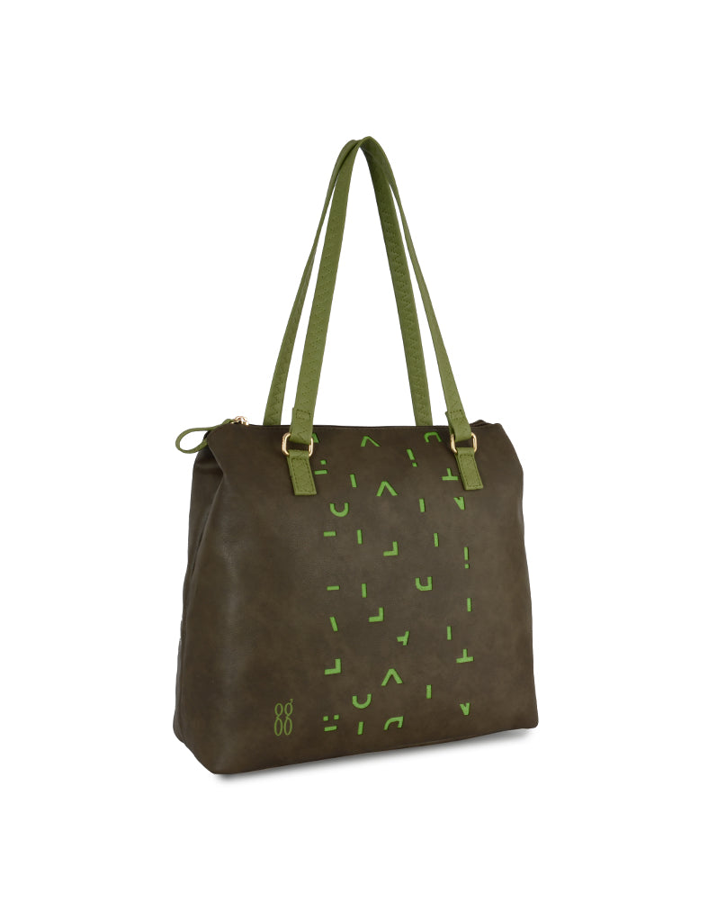 Lobo Brown Large Tote Bag
