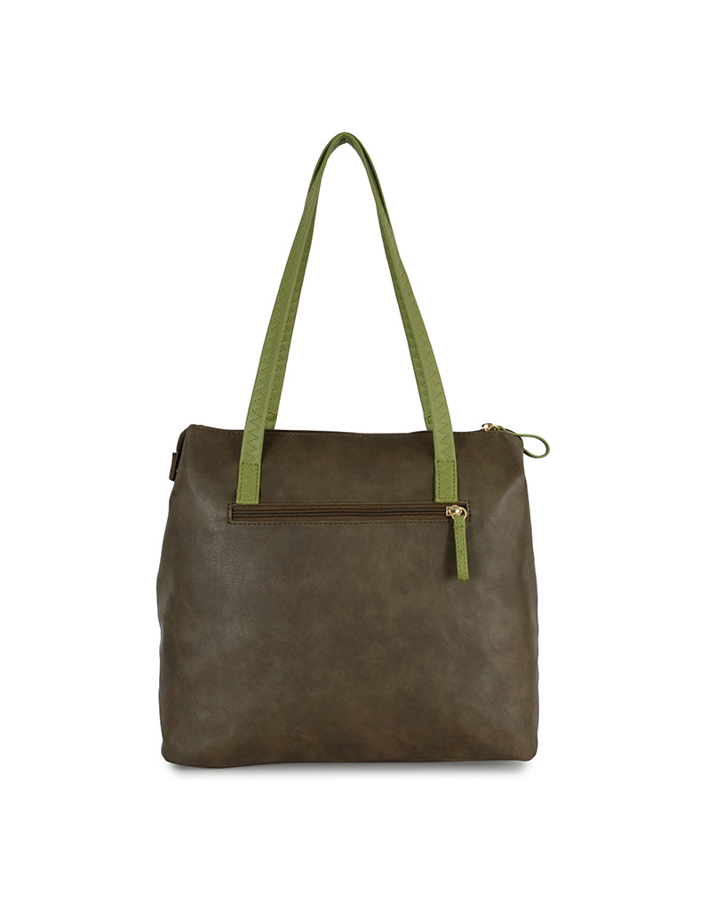 Lobo Brown Large Tote Bag