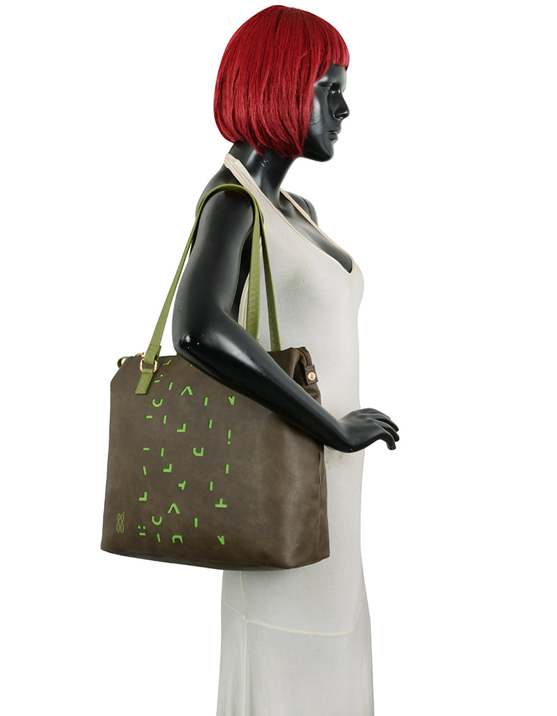 Lobo Brown Large Tote Bag