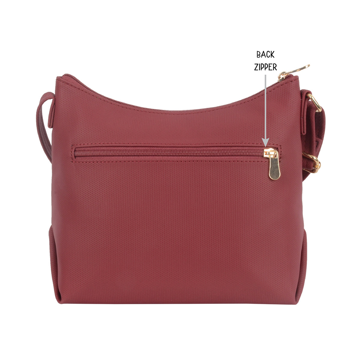 Maeva Red Small Hobo Bags