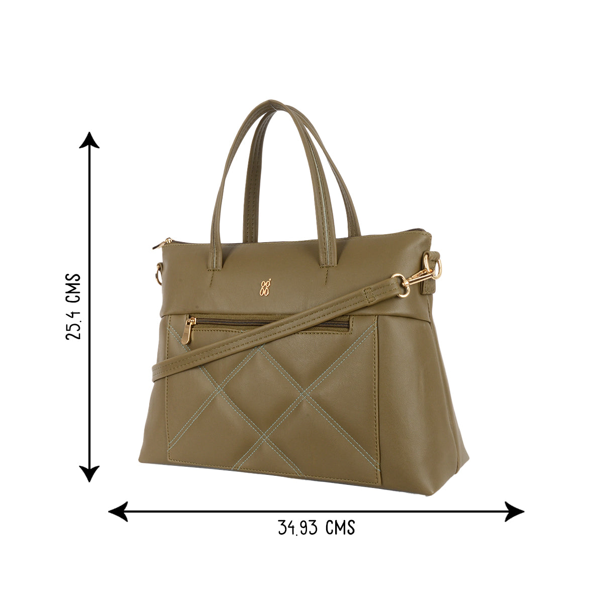 Menna Green Large SATCHEL Handbag