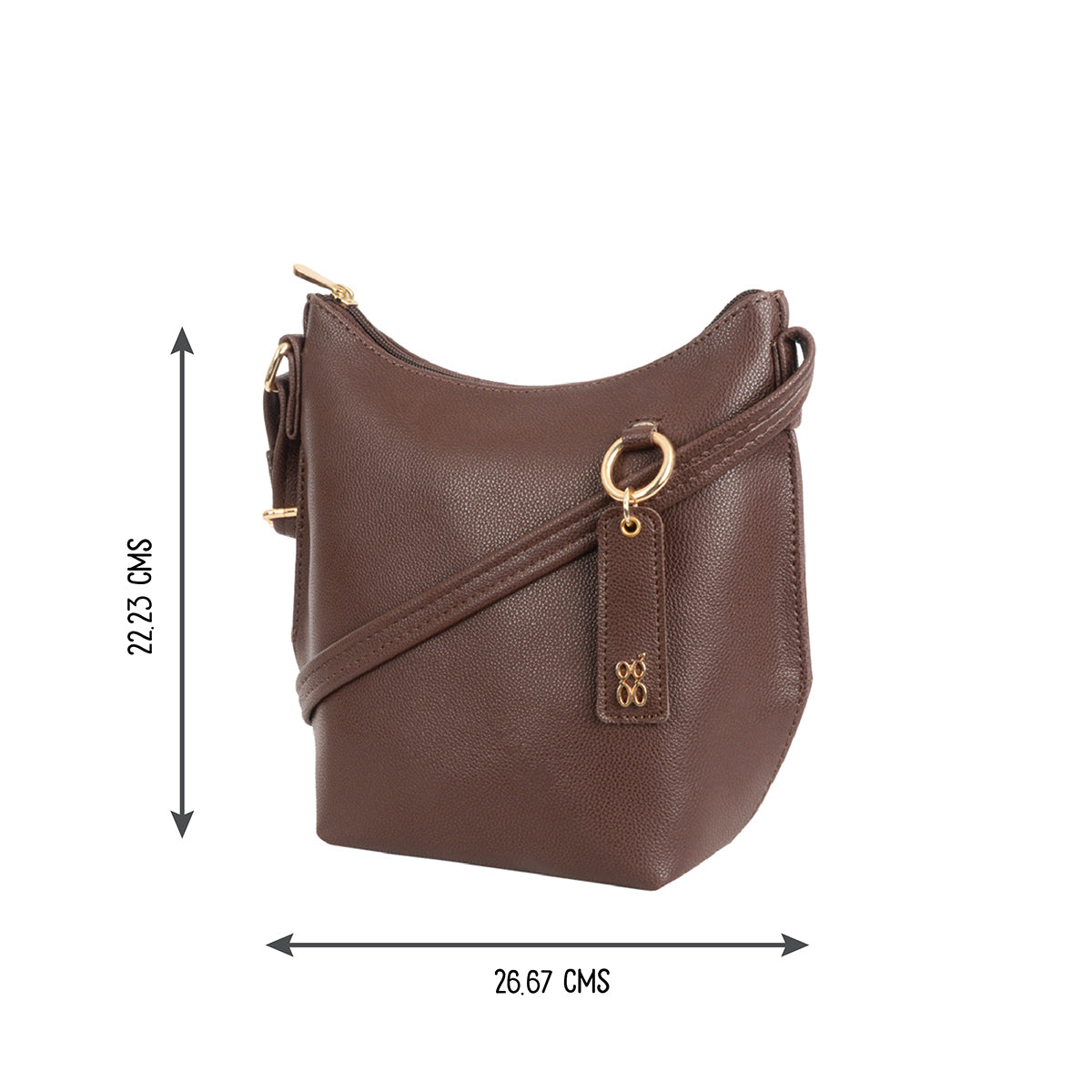 Menox 3T5 Brown Small Hobo Bags
