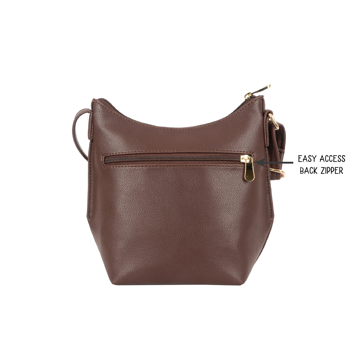 Menox 3T5 Brown Small Hobo Bags