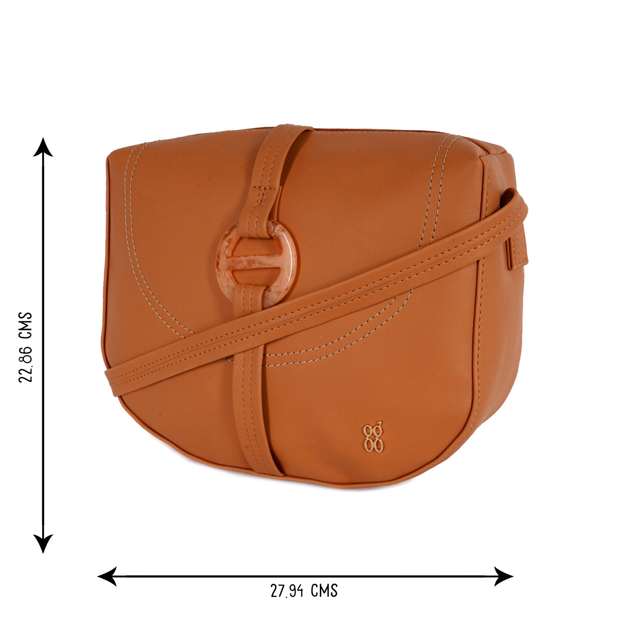 Meteor Tan Small Saddle Bags