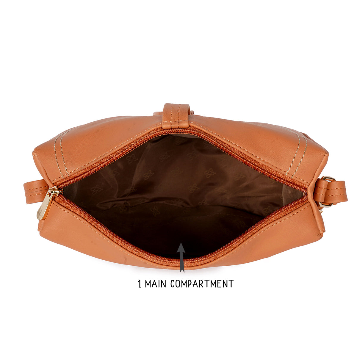 Meteor Tan Small Saddle Bags
