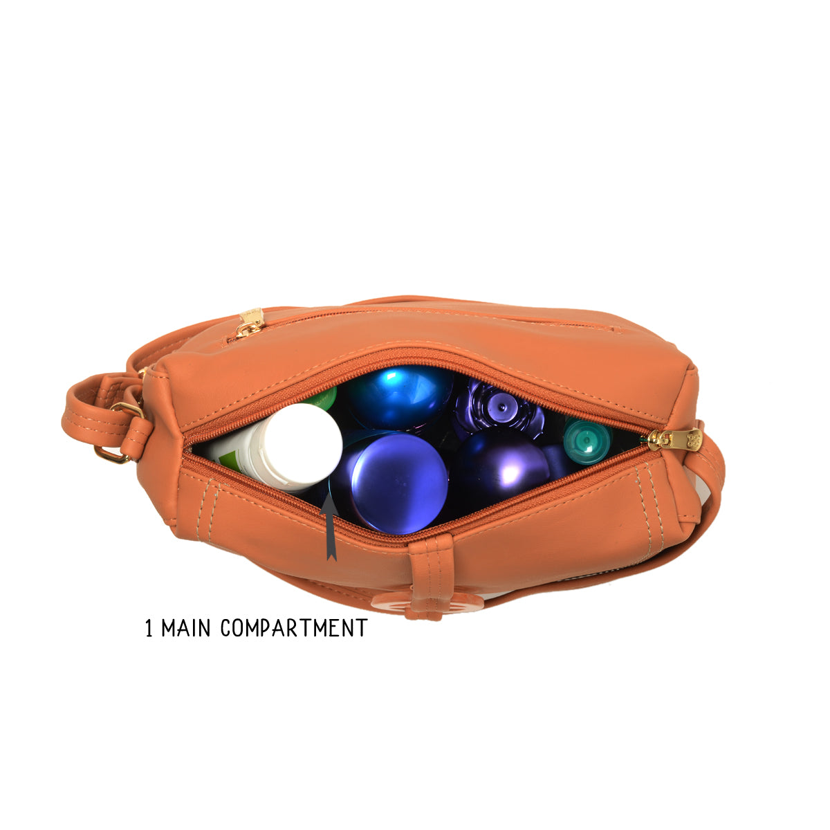 Meteor Tan Small Saddle Bags