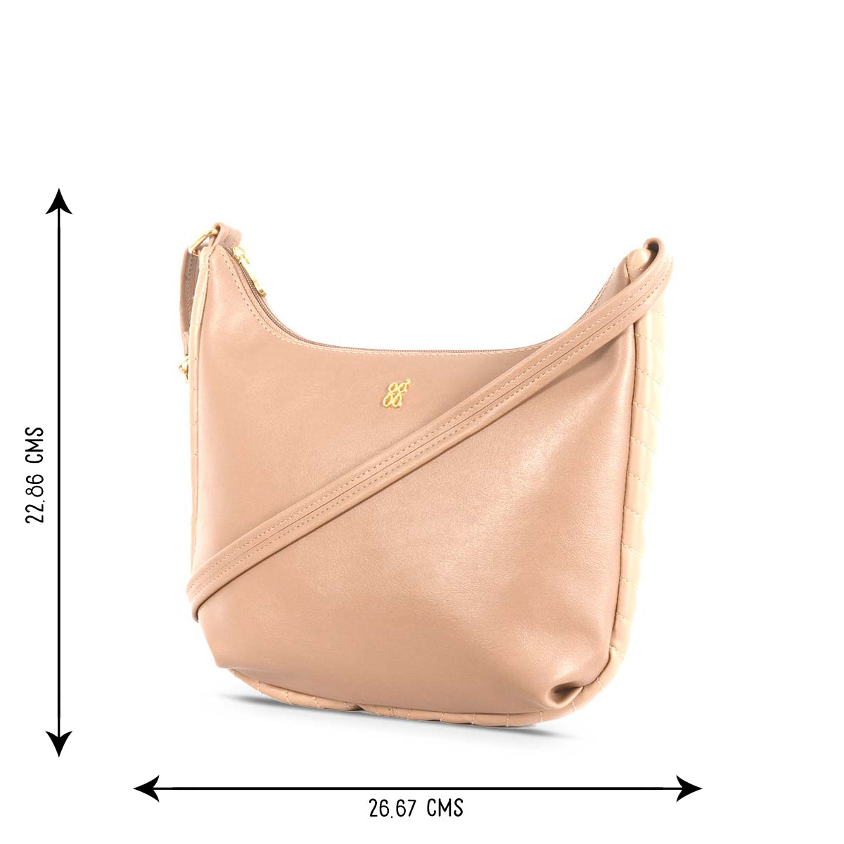 Mondo Pink Small Hobo Bags