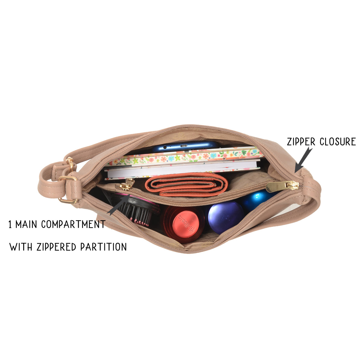 Mondo Pink Small Hobo Bags