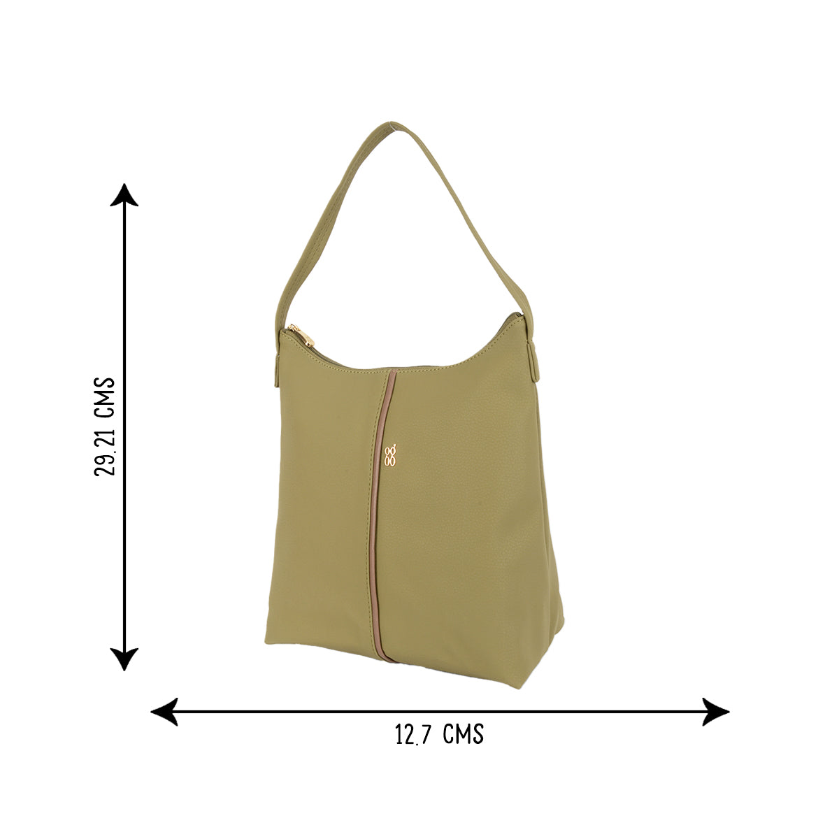 Naver 3T5 Green Medium Hobo Bags