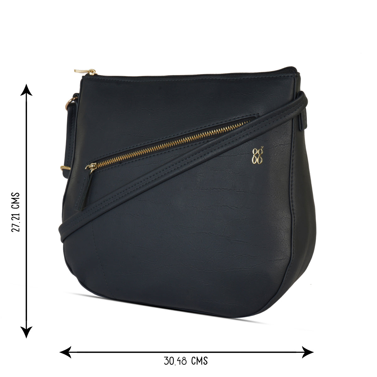 Radik Blue Medium Saddle Bag