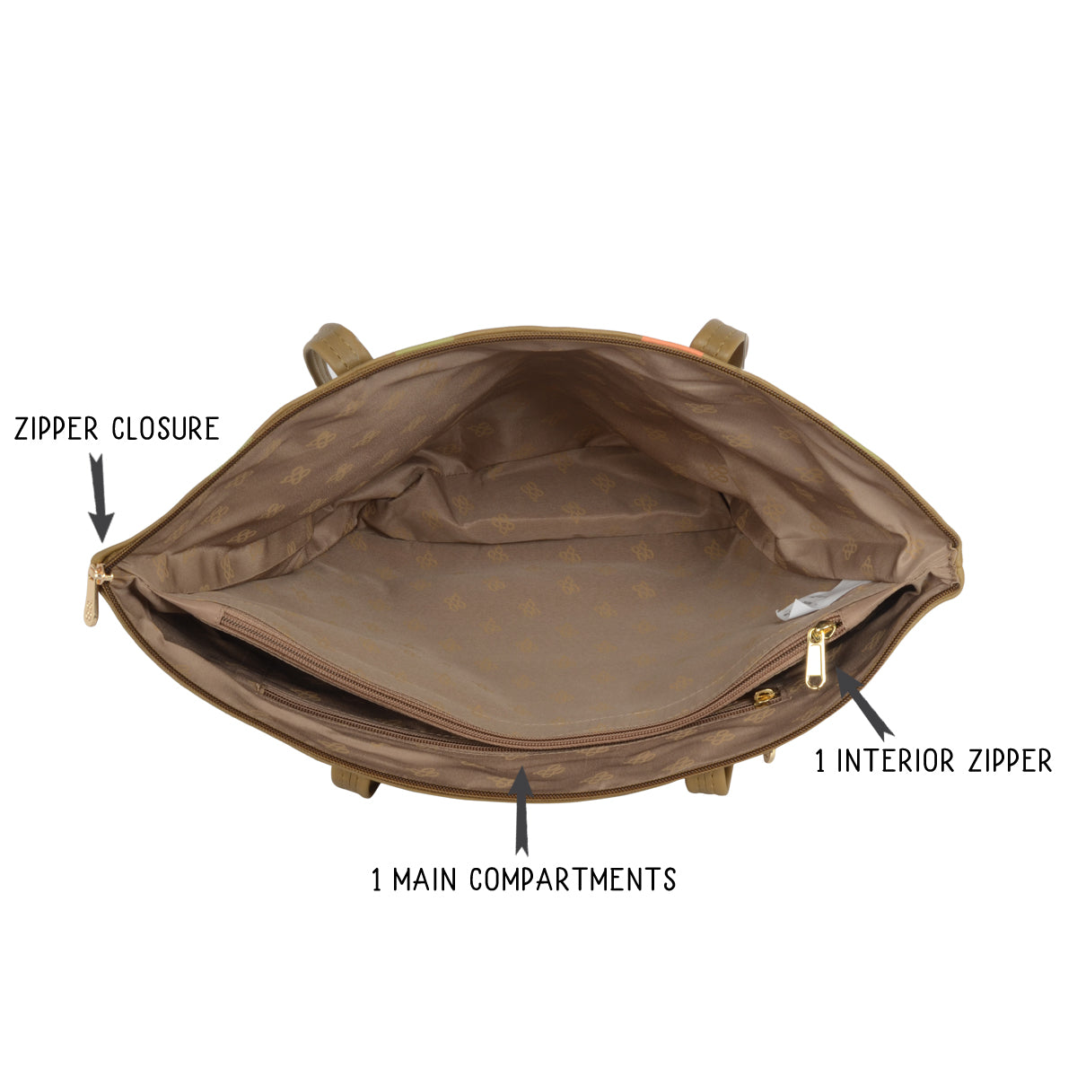 Razzle Green Large Tote Bags