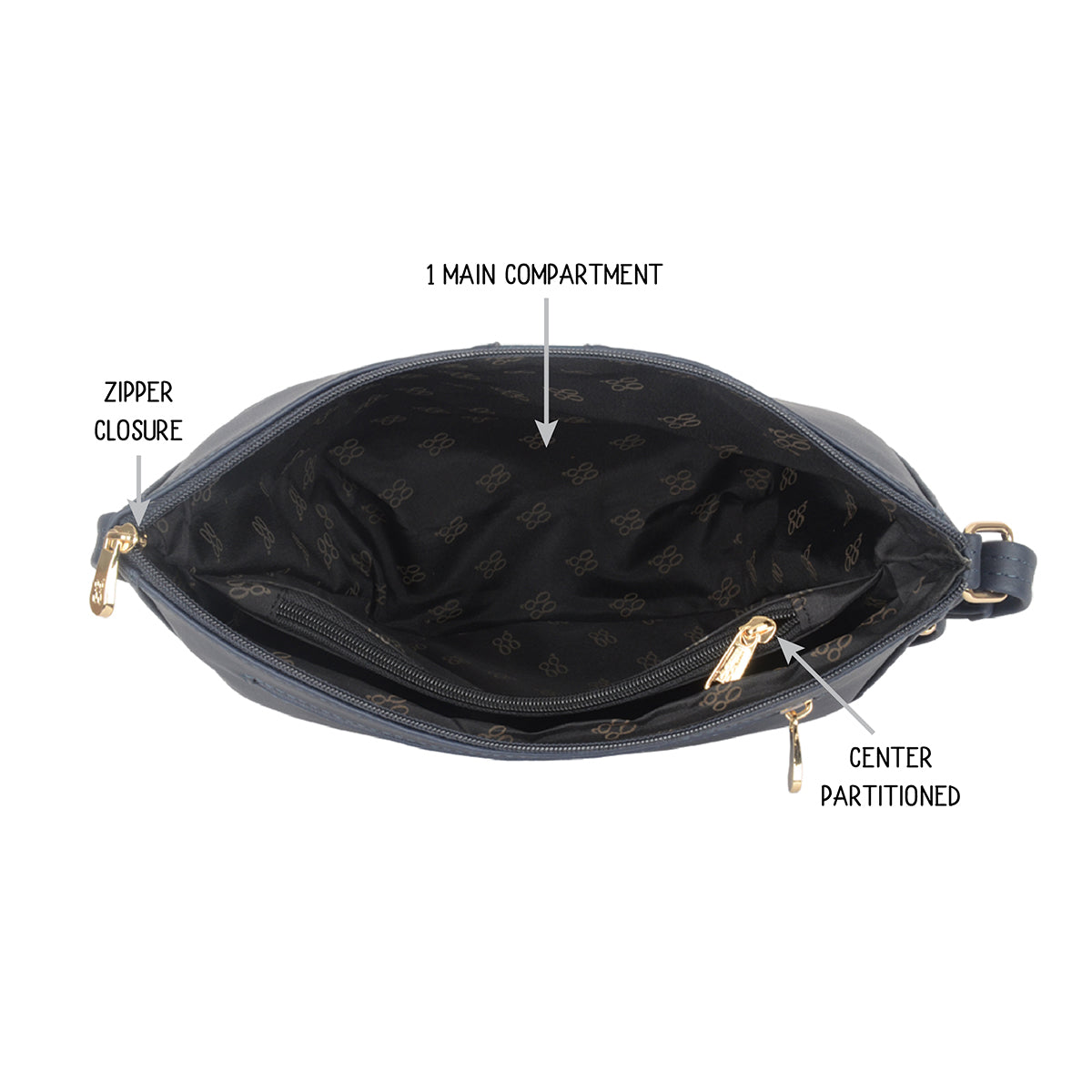 Reale Blue Medium Saddle Bags