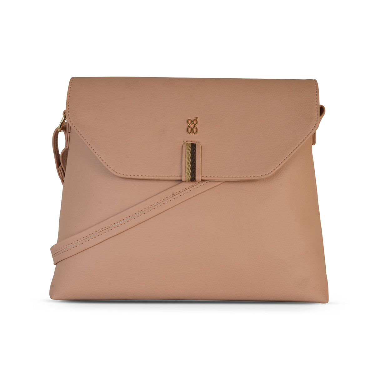 Rebozo Peach Medium Satchel Bag