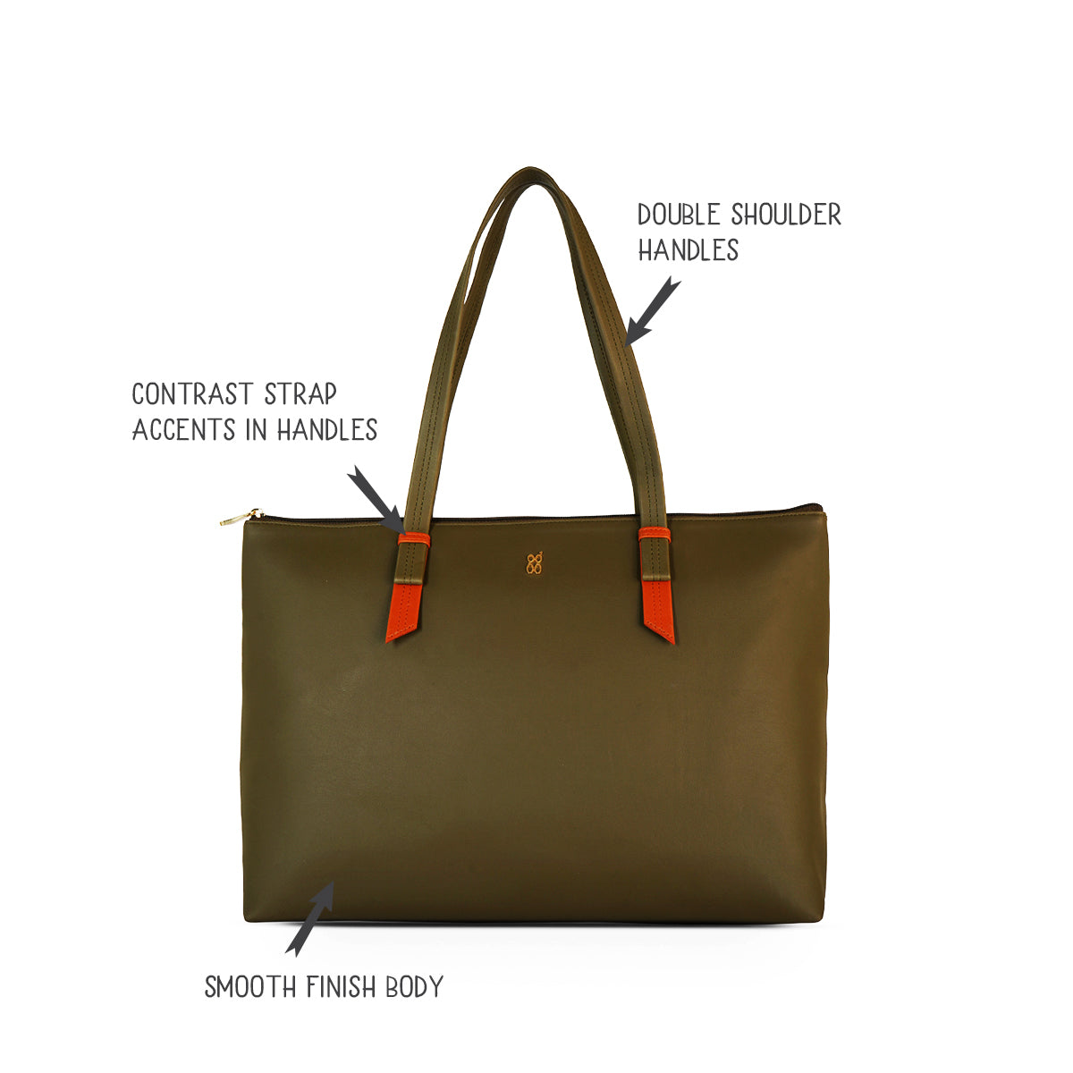 Rotate Green Large Laptop Laptop Bag