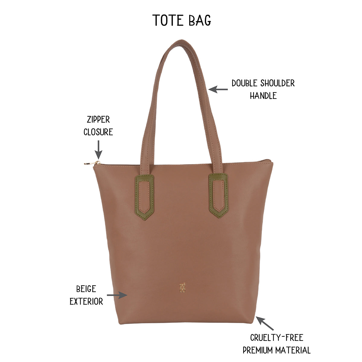 Rules Beige Large Tote Bags