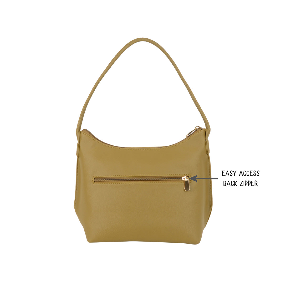 Scarlett Green Medium Hobo Bags