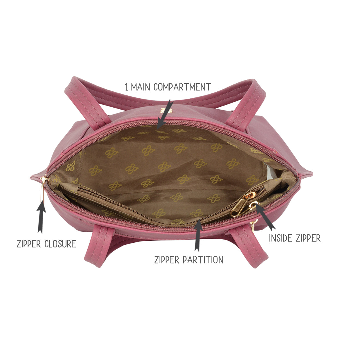 Shinner Red Medium Shoulder Bag