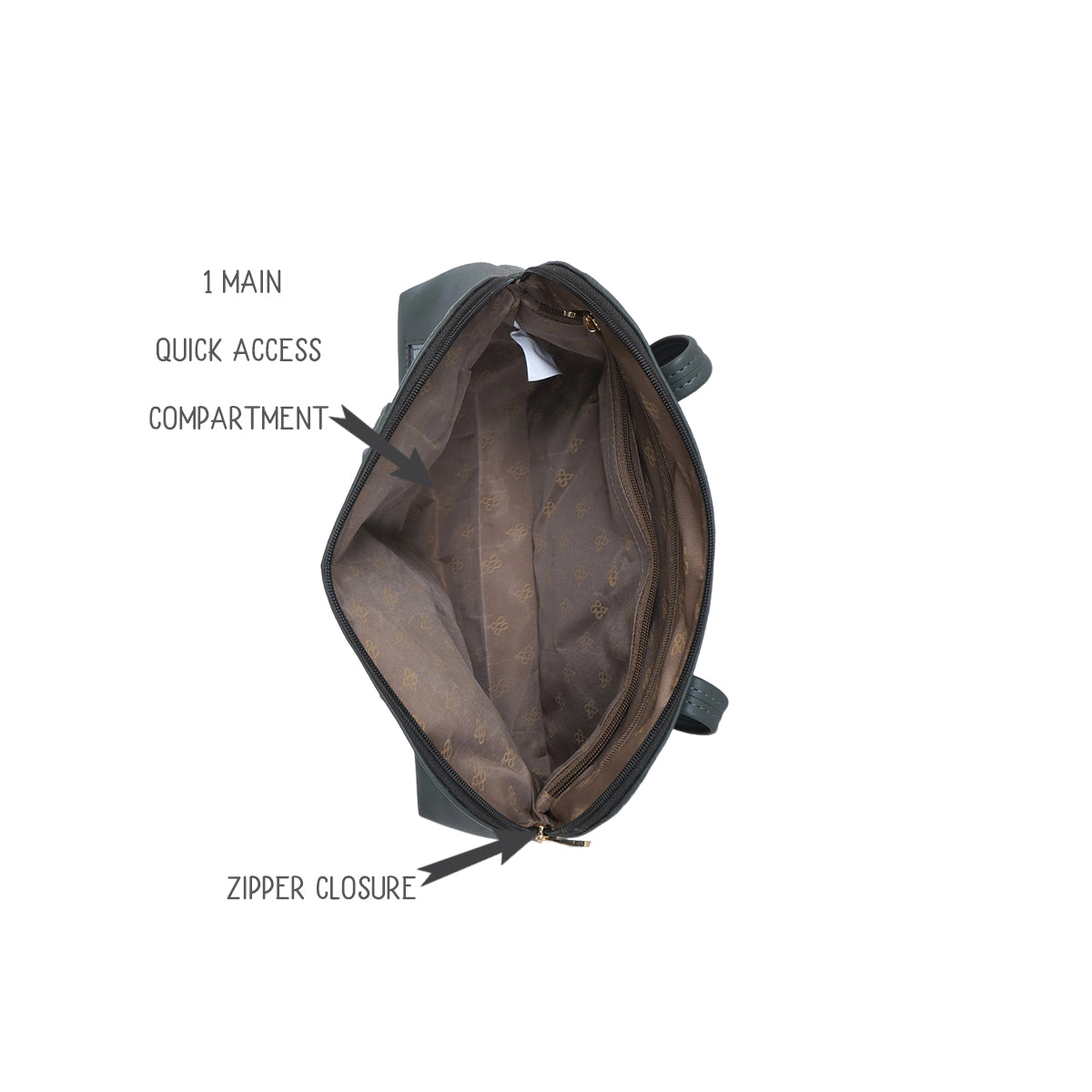 Skim Grey Large Shoulder Bag