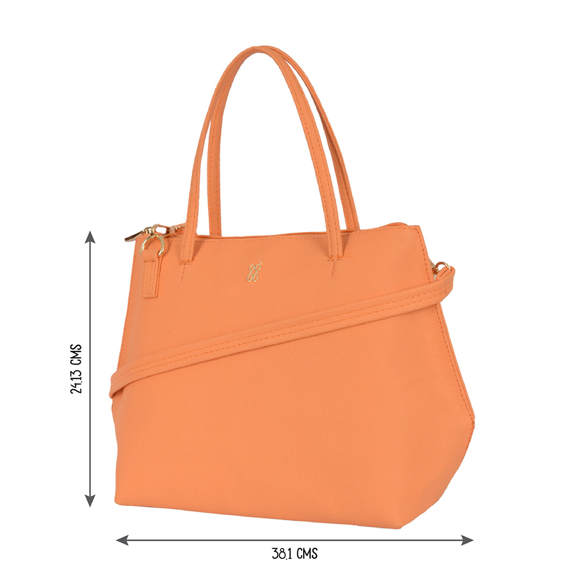 Stoney Orange Medium Tote Bag