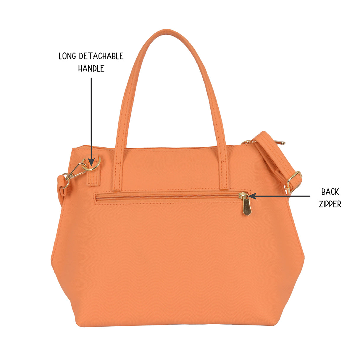 Stoney Orange Medium Tote Bag