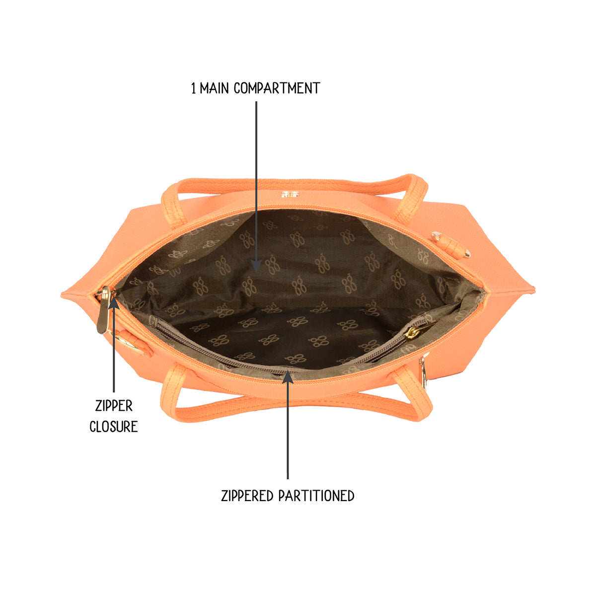 Stoney Orange Medium Tote Bag