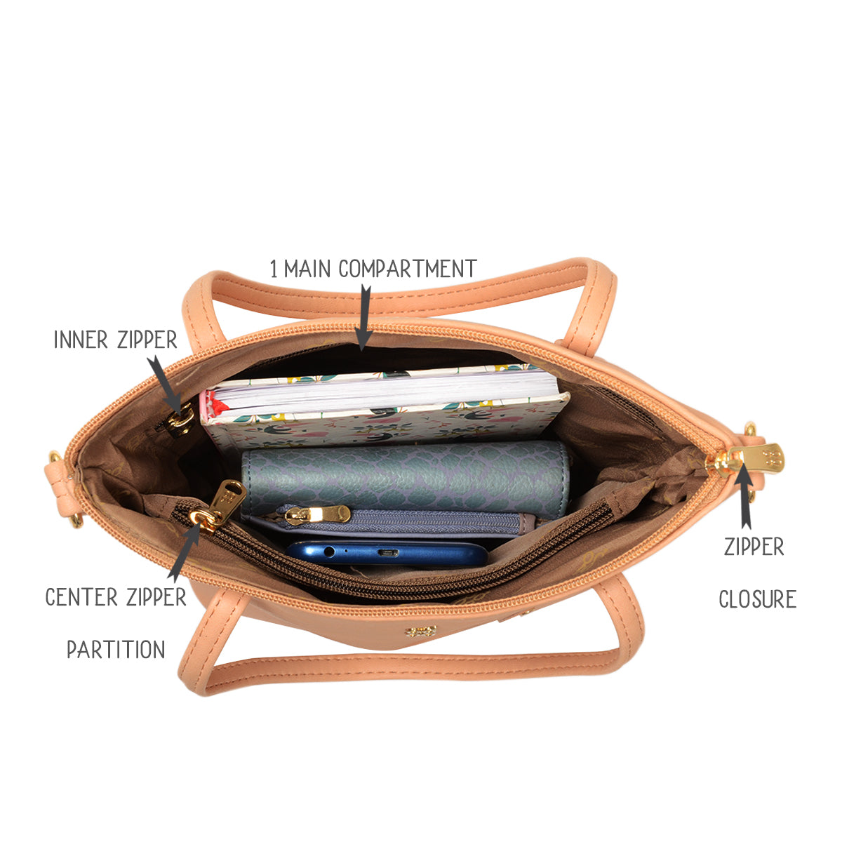 Tabi Pink Small Tote Bag