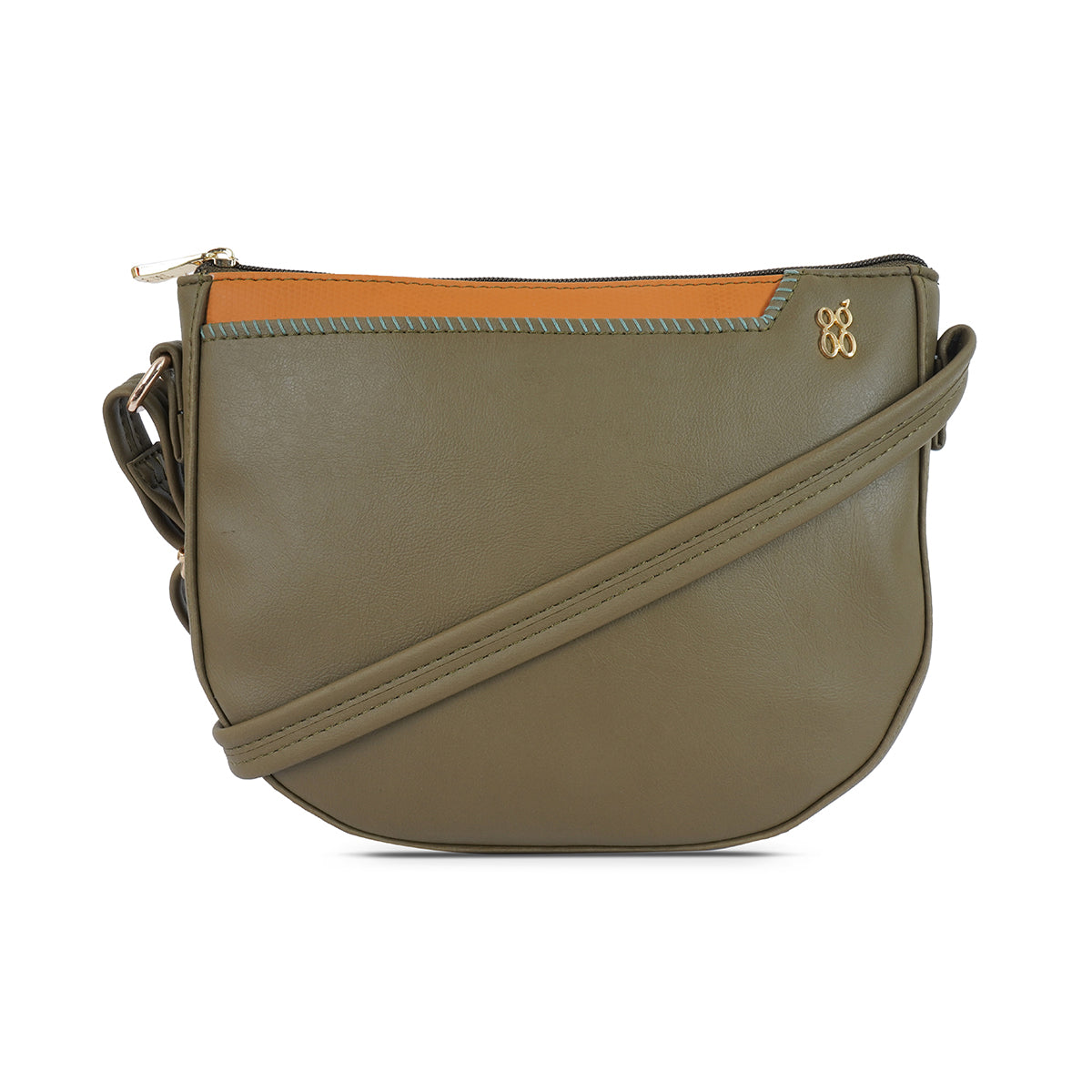 Tinky Green Small Saddle Bag