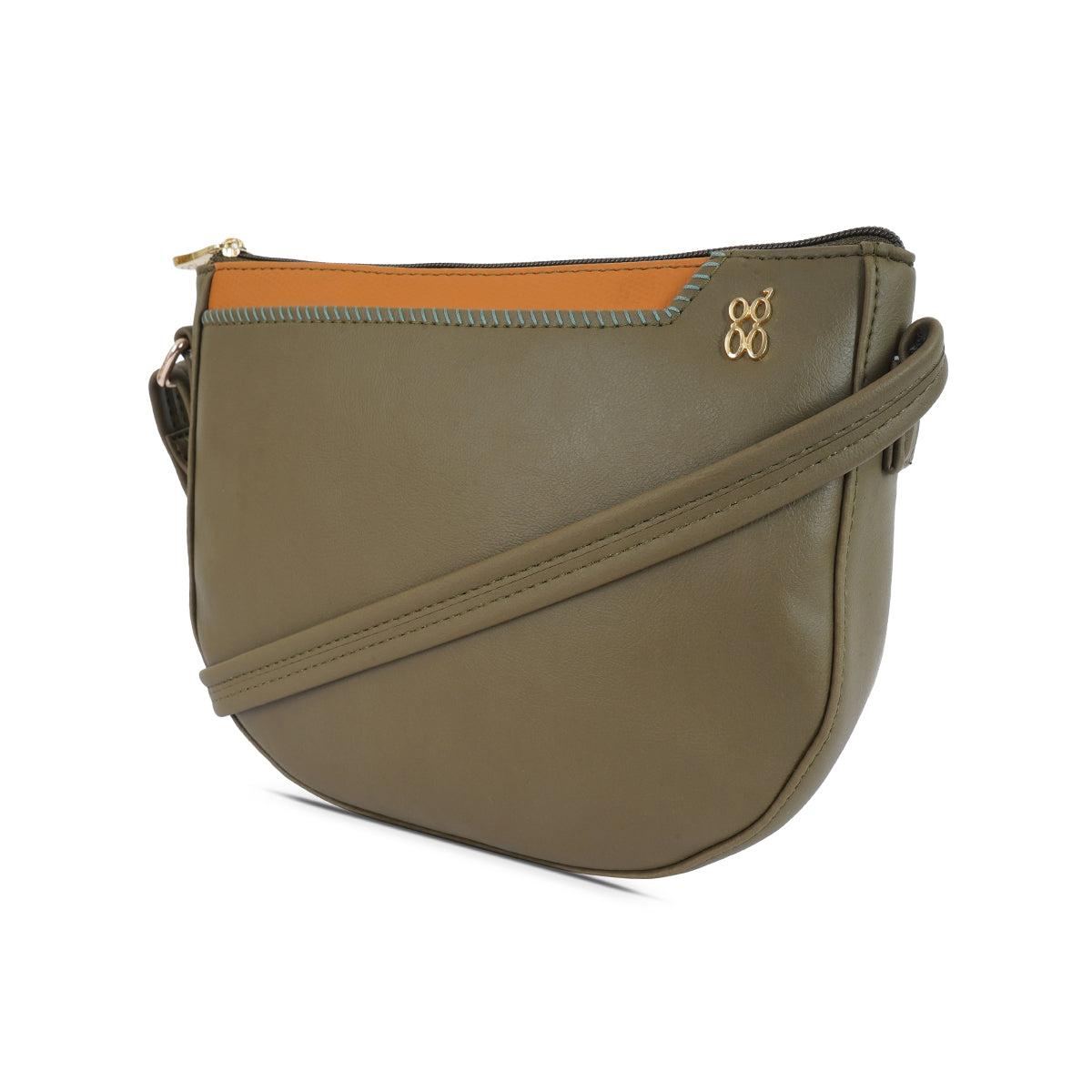 Tinky Green Small Saddle Bag