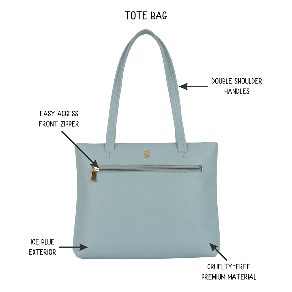 Tony Blue Medium Tote Bag