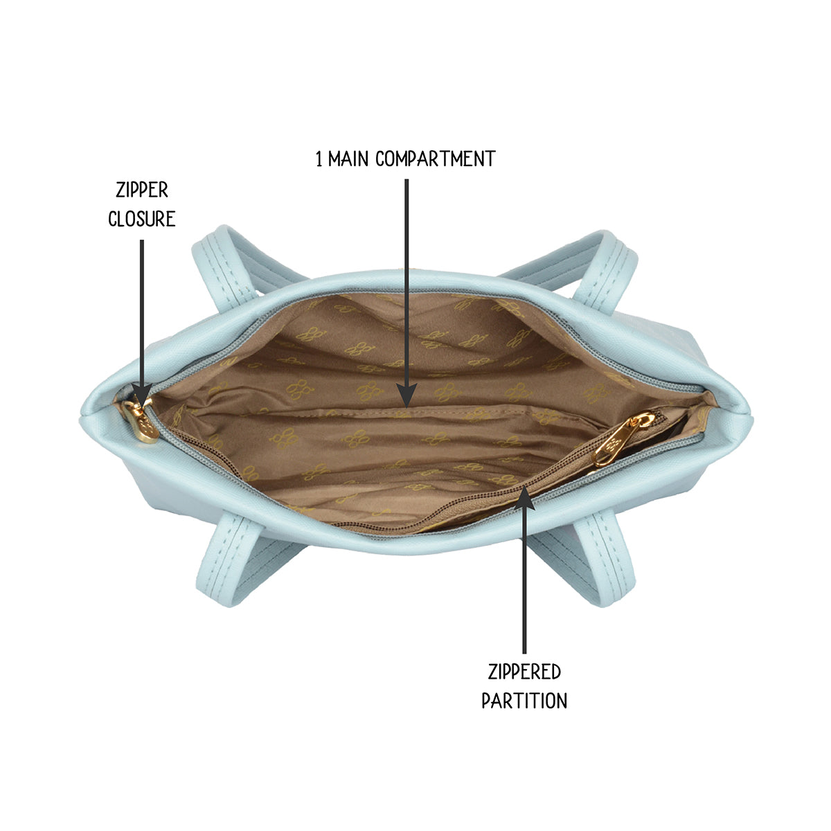 Tony Blue Medium Tote Bag