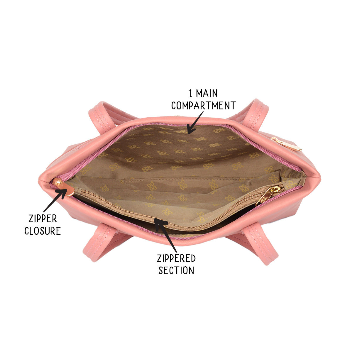 Tosy Pink Medium Tote Bags