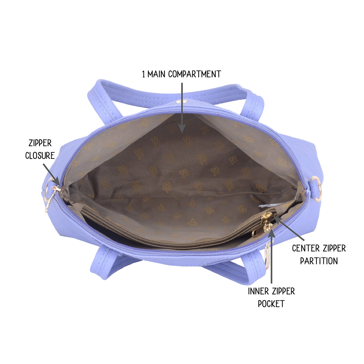 Truscott Purple Medium Bowling Bags