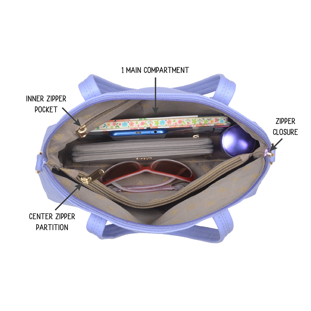 Truscott Purple Medium Bowling Bags