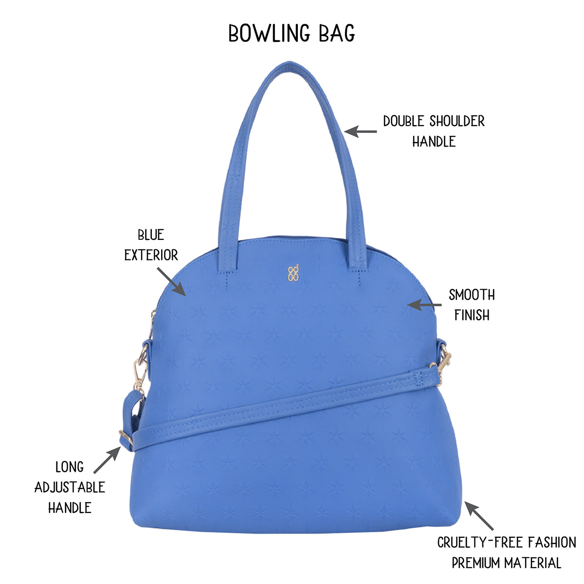 Truscott Blue Medium Bowling Bags